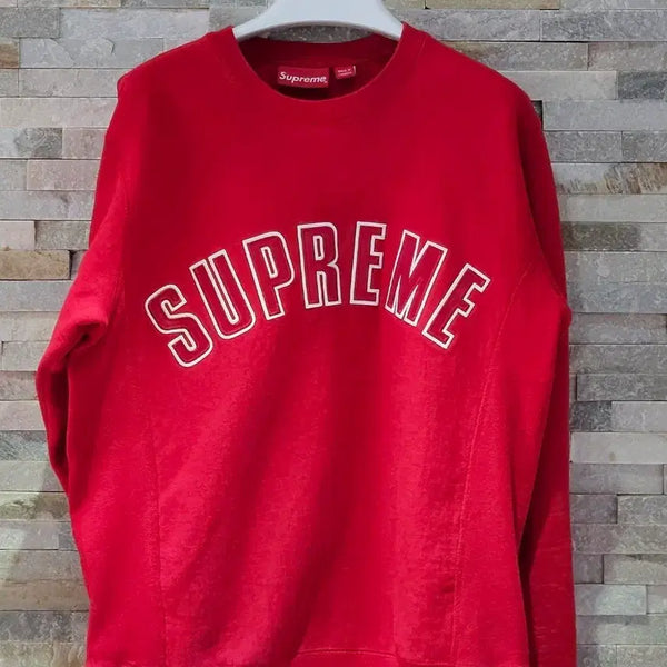 [BUNJANG] Supreme Arch Logo Sweatshirt / 슈프림 아치 로고 맨투맨