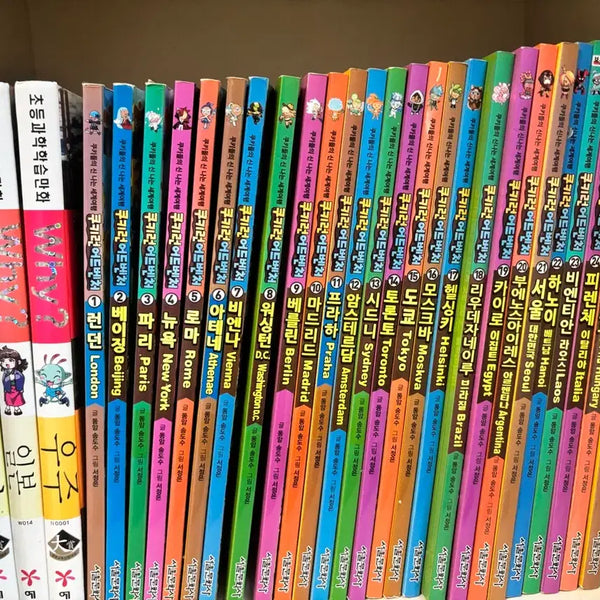 [BUNJANG] Why? Science Comics (4 Books) & Cookie Run Adventure Books (26 Books) Set / Why책 4권,쿠키런26권