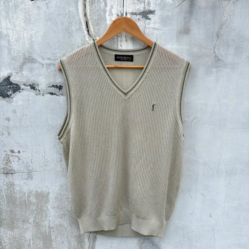 [BUNJANG] Yves Saint Laurent Knit Vest / Yves Saint Laurent 입생로랑 니트 조끼 베스트