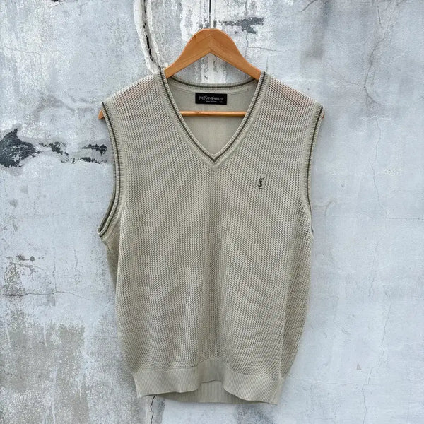 [BUNJANG] Yves Saint Laurent Knit Vest / Yves Saint Laurent 입생로랑 니트 조끼 베스트