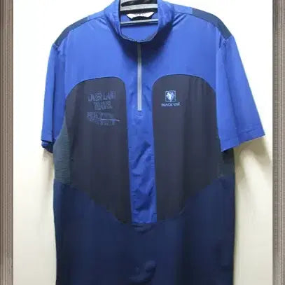 [BUNJANG] Black Yak Authentic Polyspan Outdoor Half-Zip T-Shirt / 블랙야크 정품 폴리스판 아웃도어 반집업티 택100