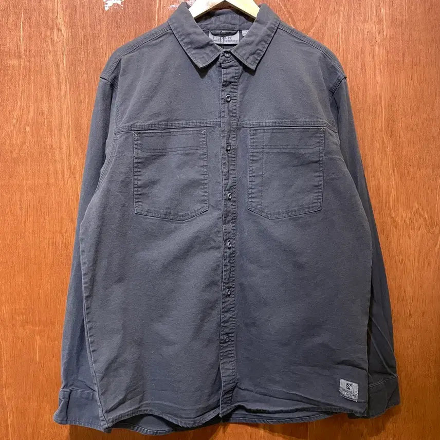 [BUNJANG] Rugged Elements Dark Grey Denim Shirt (L) / (L) Rugged Elements 다크 그레이 데님 셔츠