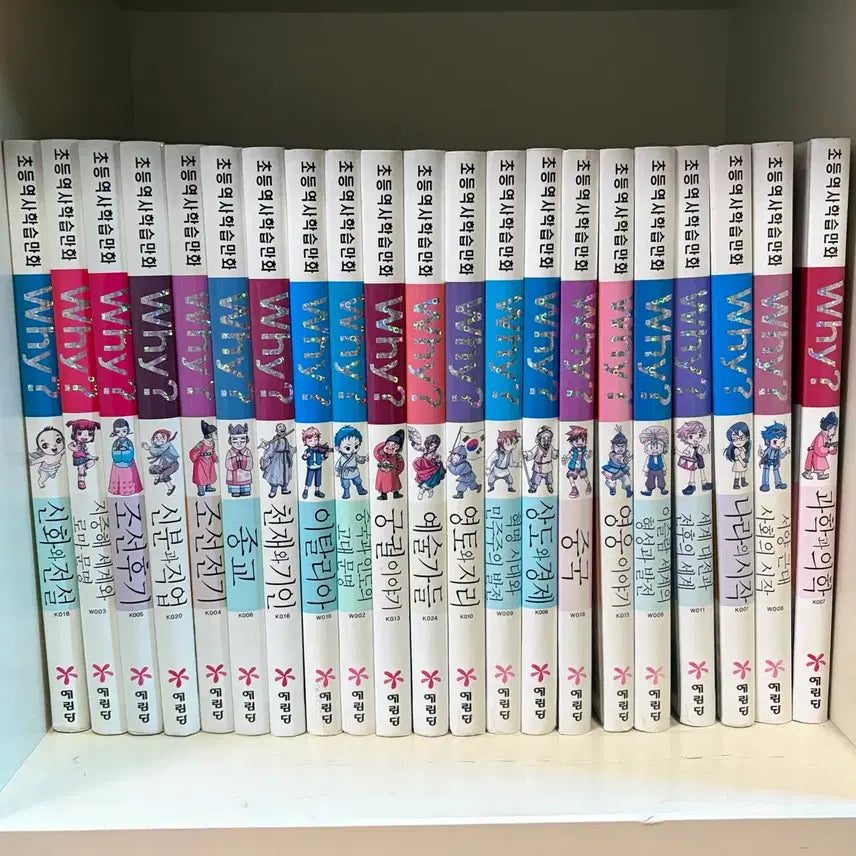 [BUNJANG] Why? History Learning Comic Book Set (40 Volumes) / 초등 역사 학습 만화 Why? 와이책 40권