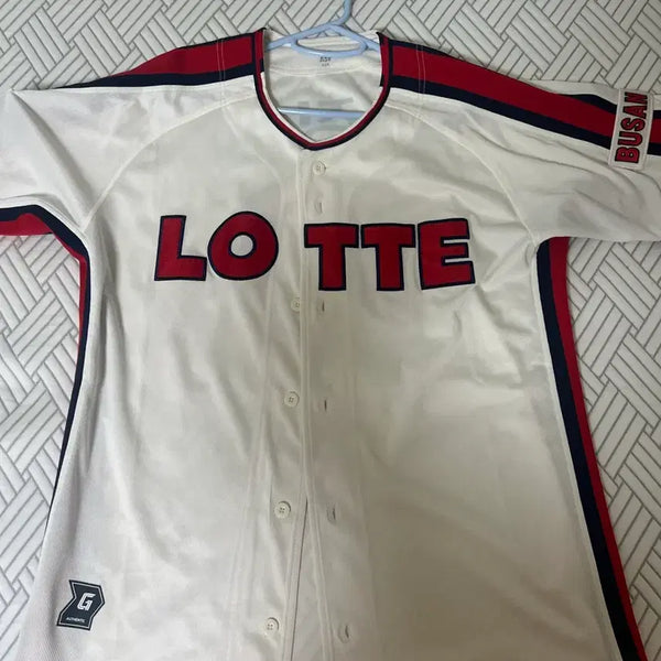 [BUNJANG] Lotte Giants Champion Park Jung-min Authentic Jersey 105 / 롯데 자이언츠 챔피온 박정민 어센틱 105