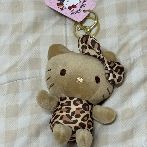 [BUNJANG] Tanning Leopard Kitty Keychain / 태닝 레오파드 키티 키링