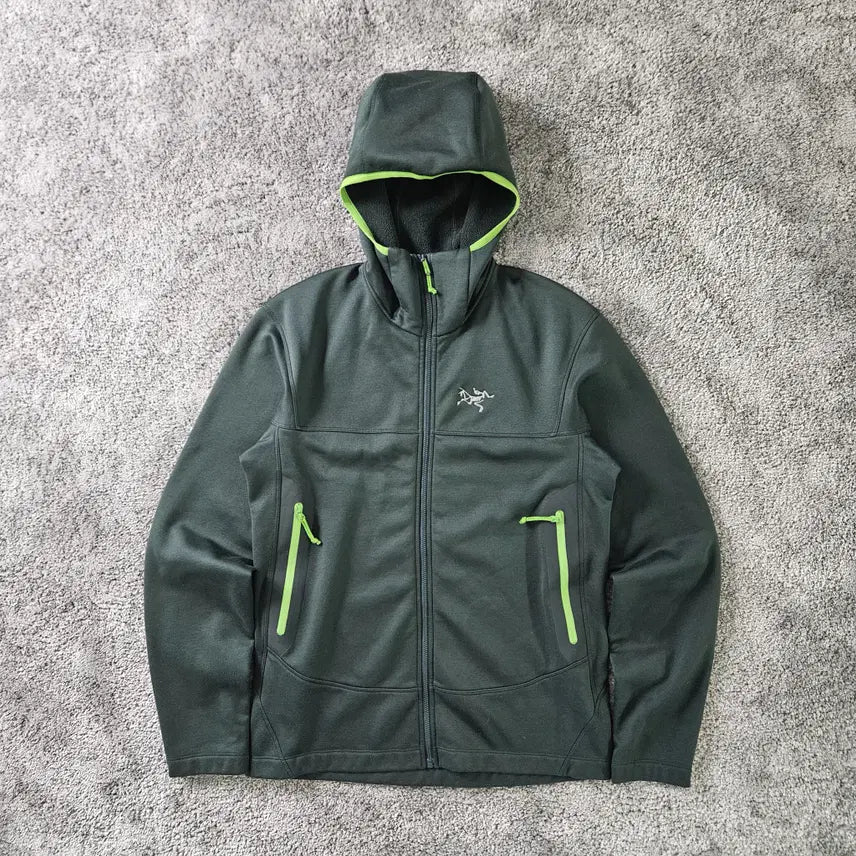 [BUNJANG] Arc'teryx Embroidered Logo Fleece Hooded Zip-Up Jacket / 아크테릭스 후드 집업