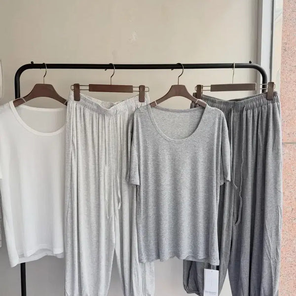 [BUNJANG] Aladdin Pants - Gray Melange / 알라딘팬츠