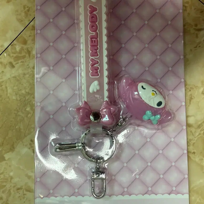 [BUNJANG] My Melody Keyring Pink / 마이멜로디 키링 핑크