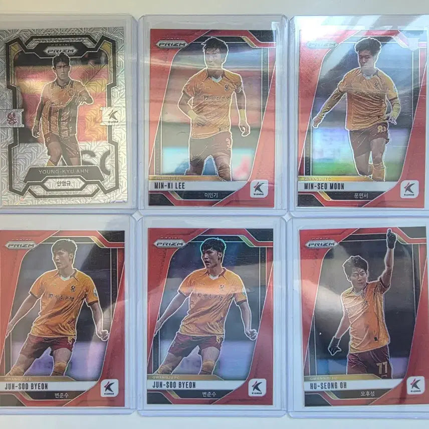 [BUNJANG] 2024/2025 Panini K League Prism Gwangju FC Limited Edition Cards / 2024/2025 파니니 K리그 프리즘 광주 (한정 랏)