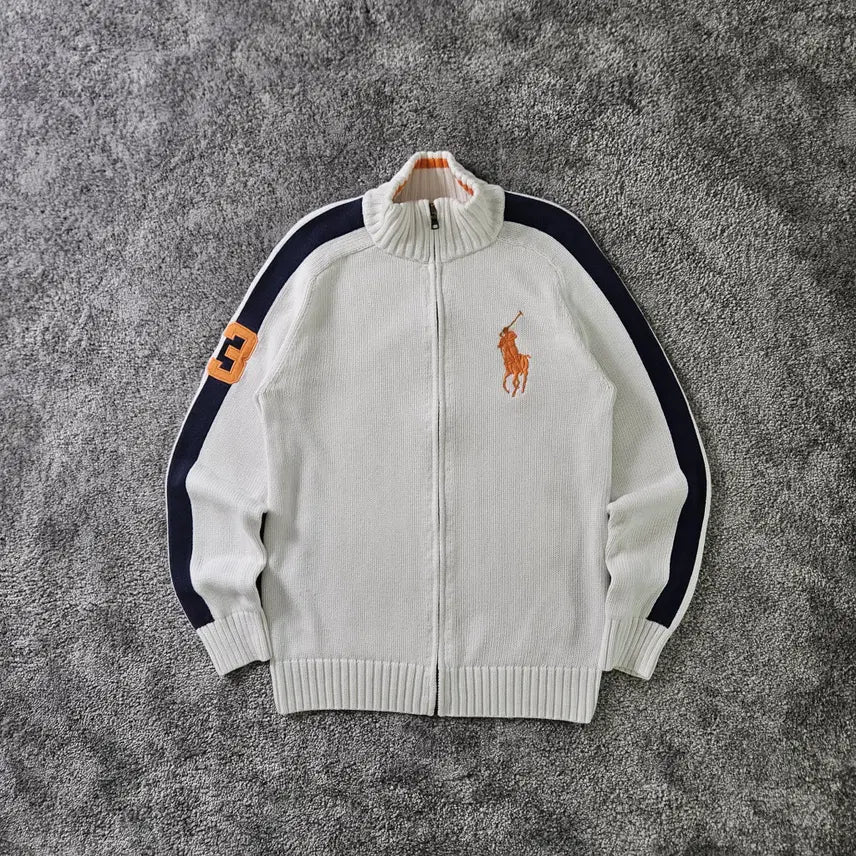 [BUNJANG] Polo Ralph Lauren Long Sleeve Knit Zip-Up Sweater / POLO RALPH LAUREN 긴팔 니트 집업