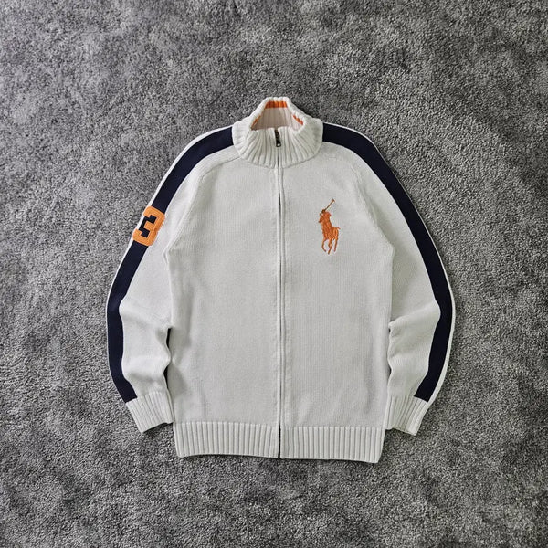 [BUNJANG] Polo Ralph Lauren Long Sleeve Knit Zip-Up Sweater / POLO RALPH LAUREN 긴팔 니트 집업