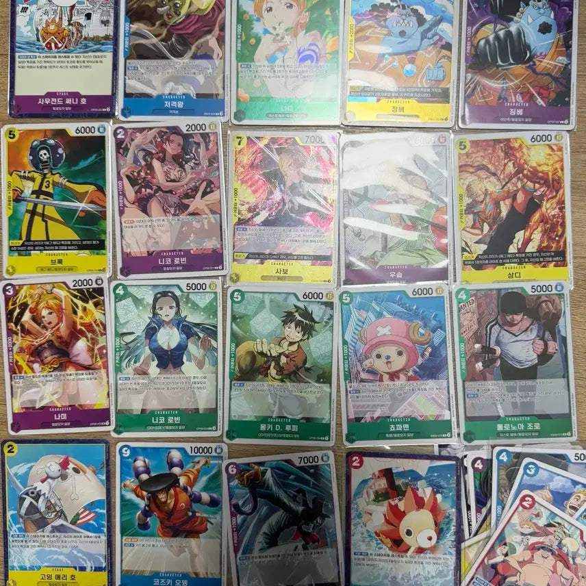 [BUNJANG] One Piece Card Bundle (37 cards) / 원피스카드 37장 일괄