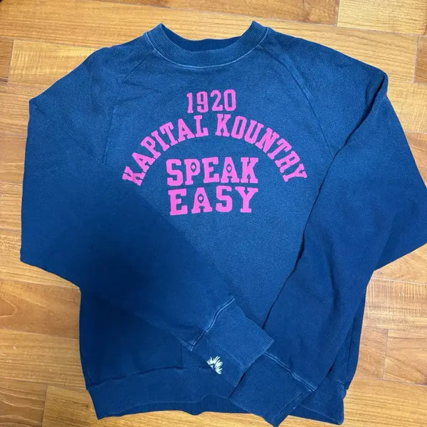 [BUNJANG] Kapital 1920 Speakeasy Sweatshirt Navy Size 4 / 캐피탈 1920 스피크이지 맨투맨 네이비 4사이즈