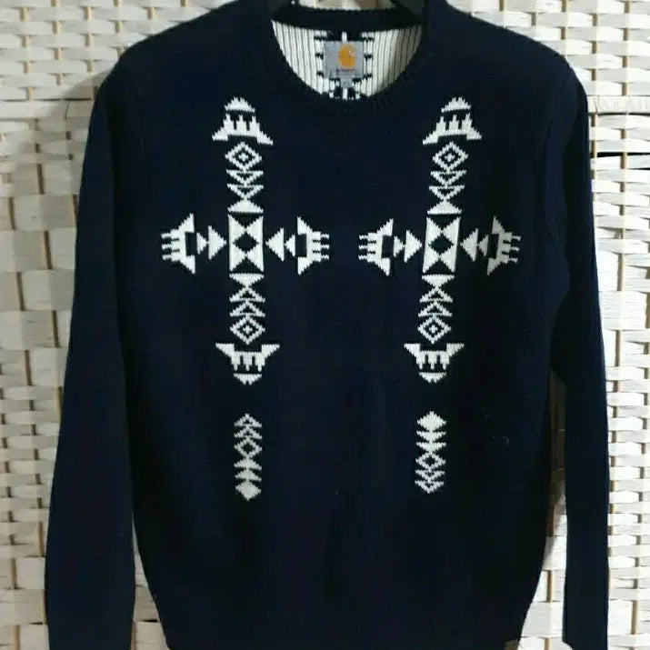 [BUNJANG] Carhartt WIP Mabud Jacquard Crewneck Knit Sweater XL / [XL] 카하트 WIP 마부드 자카드 크루넥 니트 스웨터