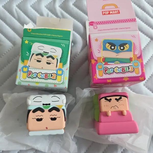 [BUNJANG] Pop Mart Shin-chan Pop Cube Set / 팝마트 짱구 팝큐브 2,3 일괄