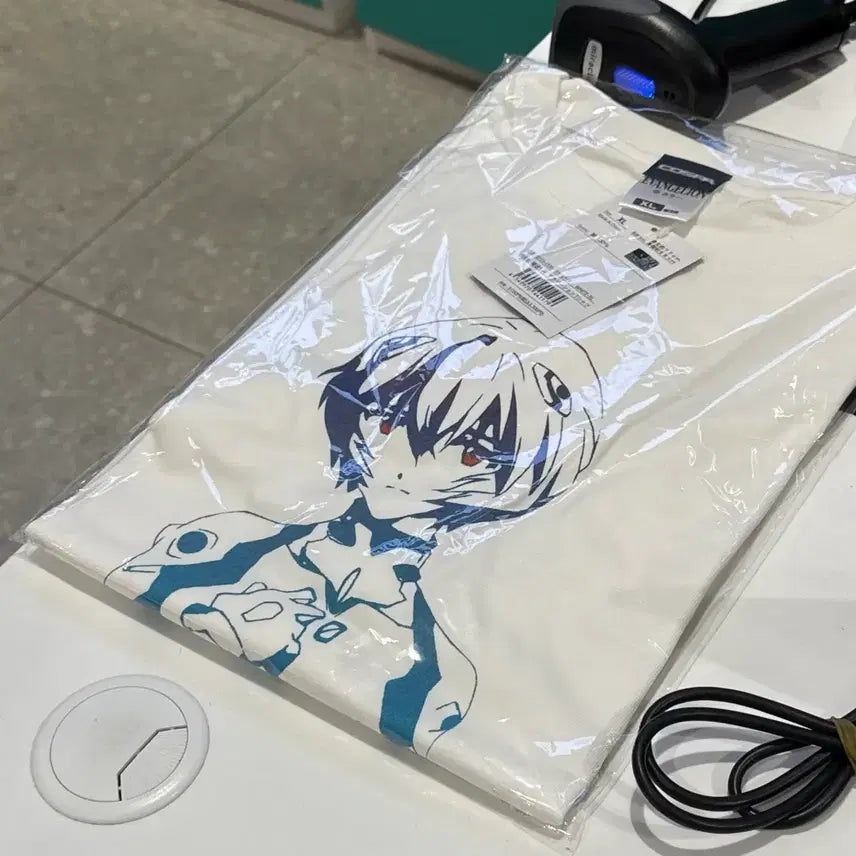 [BUNJANG] Evangelion Ayanami Rei Cospa T-Shirt XL / 에반게리온 코스파 티셔츠