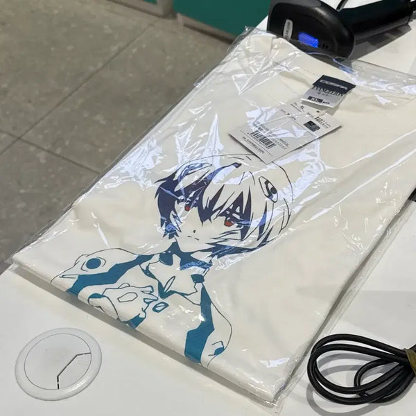 [BUNJANG] Evangelion Ayanami Rei Cospa T-Shirt XL / 에반게리온 코스파 티셔츠