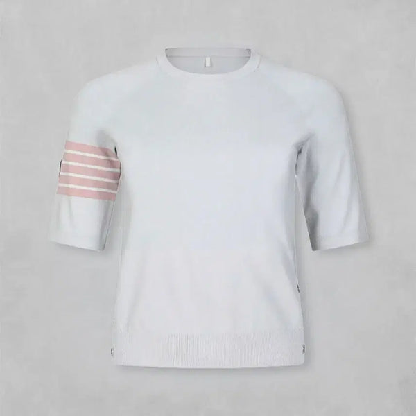 [BUNJANG] Amazingcre Ghost Round Neck Short Sleeve Pullover Sweater / [AMAZING CRE] 어메이징크리 고스트 라운드 넥 숏 슬리브 풀오버
