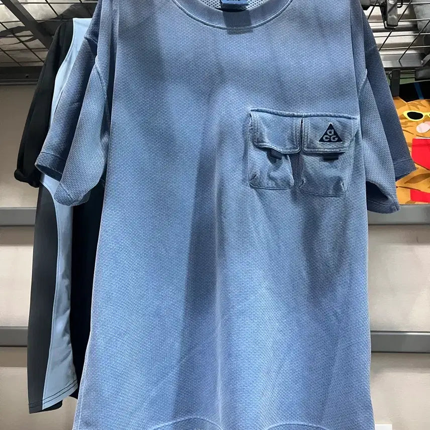 [BUNJANG] Nike ACG Watchman Peak T-Shirt Blue Void / 나이키 ACG 워치맨 피크 티셔츠 블루 보이드