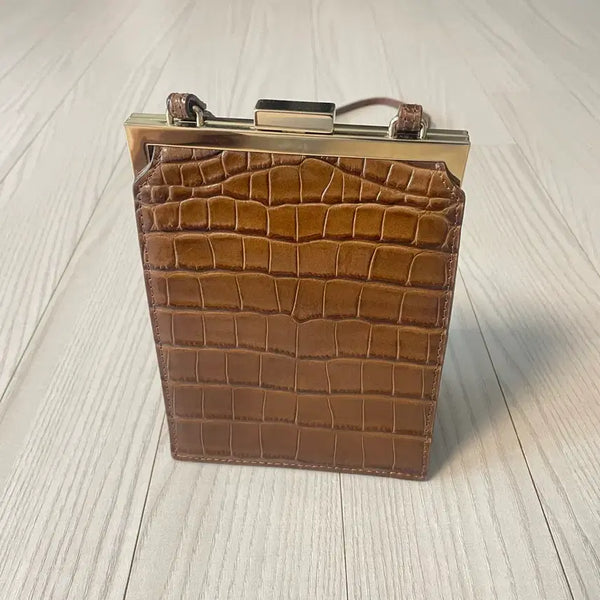 [BUNJANG] Leather Mini Crossbody Bag / 가죽 미니 크로스백