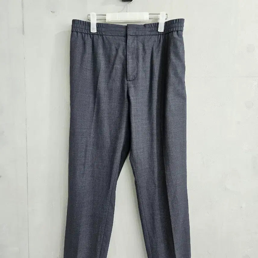 [BUNJANG] COS Men's Gray Summer Wool Blend Banding Slacks / COS 남성그레이 여름썸머울혼방 밴딩 슬랙스