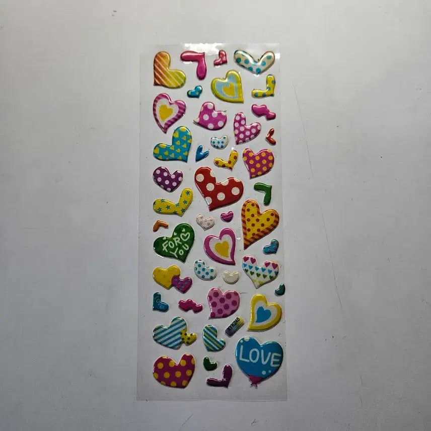[BUNJANG] Classic Heart Sticker / 고전 하트  스티커