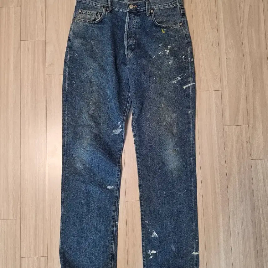 [BUNJANG] RRL Double RL Damaged Denim Pants (Size 32) / RRL 더블알엘 데미지드 데님팬츠 32