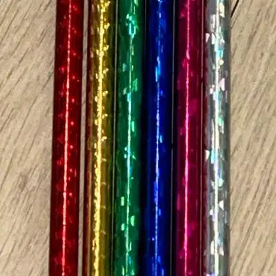 [BUNJANG] Glitter Hologram Pencils (Set of 6) / 반짝이 연필 6자루