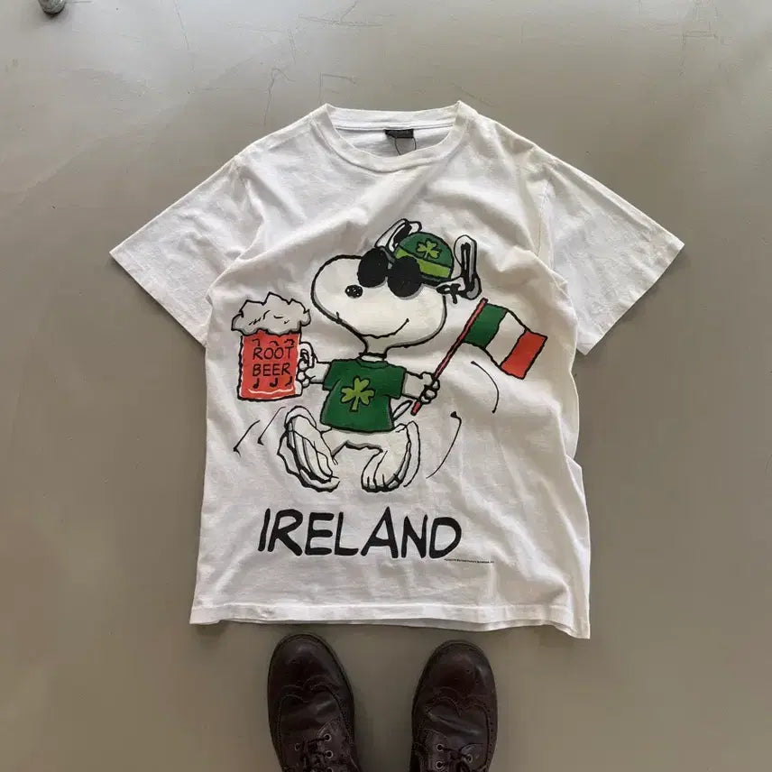[BUNJANG] 90s Snoopy Island Root Beer T-Shirt / (L)90s 스누피 아일랜드 루트비어 티셔츠