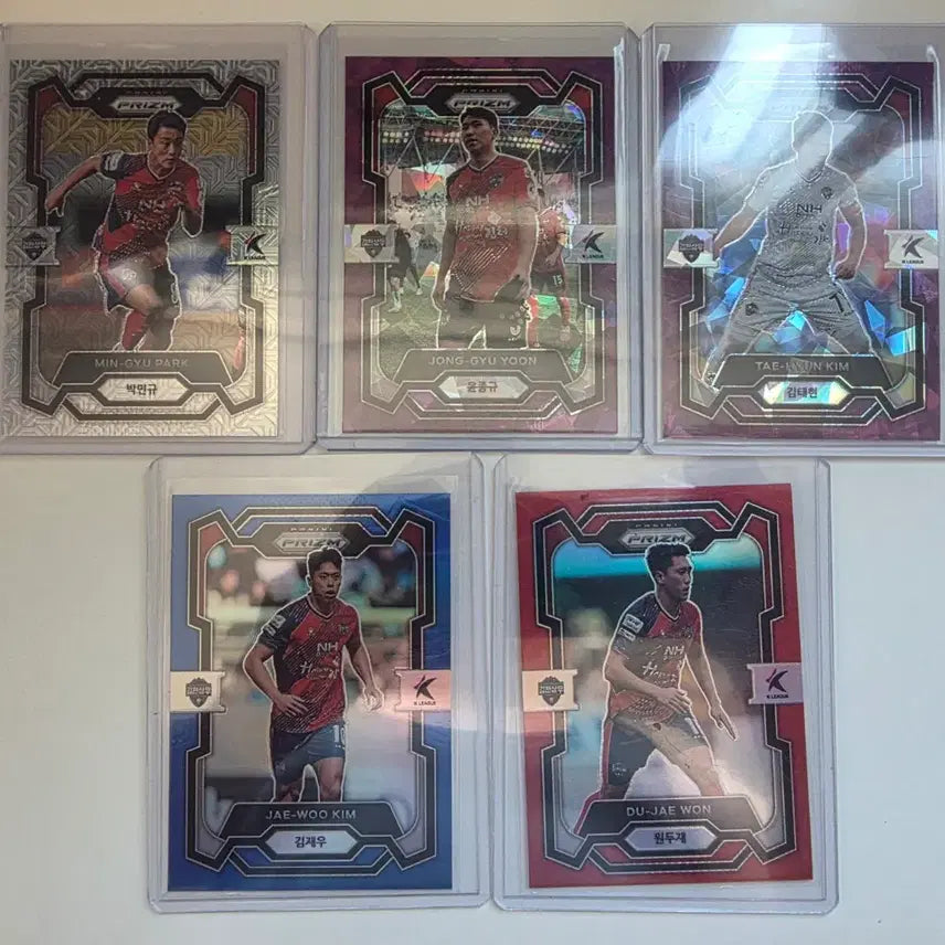[BUNJANG] 2024 Panini K League Prism Kimcheon Sangmu Limited Edition Trading Cards / 2024 파니니 K리그 프리즘 김천상무 (한정 랏)