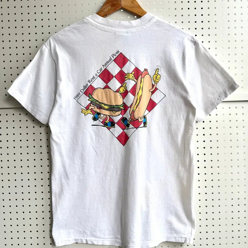 [BUNJANG] Heinz 1989 Dollar Rent-a-Car T-Shirt / 헤인즈 1989 달러 렌트카 티셔츠