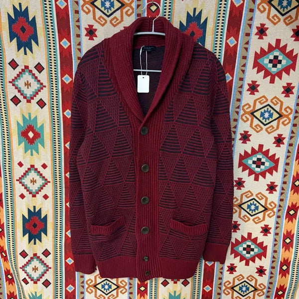 [BUNJANG] Paul Smith Jeans Men's Classic Shawl Collar Knit Cardigan Size S / 폴스미스 진스 남성 클래식 숄카라 니트 가디건 S