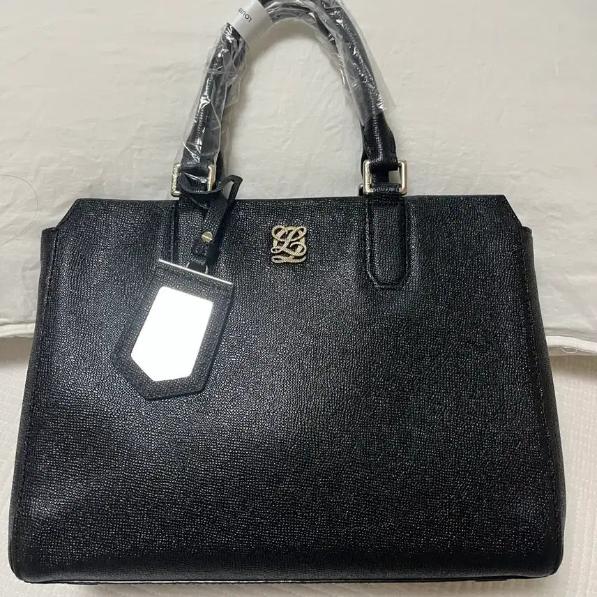 [BUNJANG] Louis Quatorze Black Leather Tote Bag / 루이까또즈 토트백 새제품/ 가죽 클리닝까지 완료
