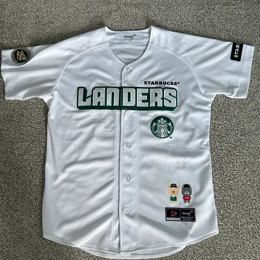 [BUNJANG] Starbucks Landrus Baseball Uniform / 스타벅스 랜드러스 야구 유니폼