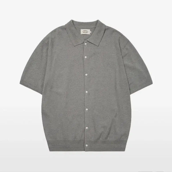 [BUNJANG] Ampist Half-Sleeve Cardigan Grey L / 암피스트 반팔가디건 그레이 L
