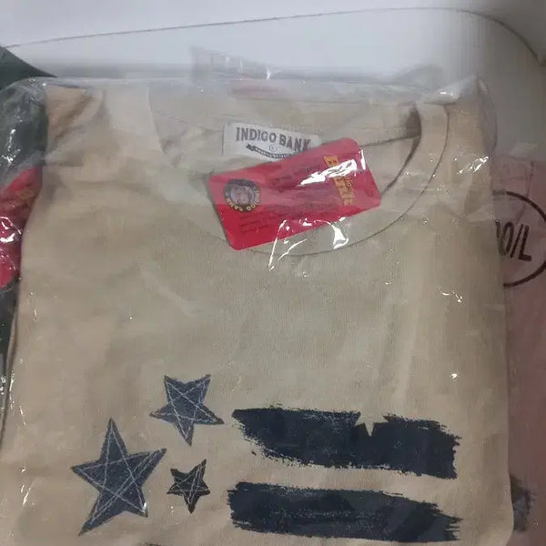 [BUNJANG] Light Beige Cotton T-Shirt (Size 66-77) / 연베이지 면티셔츠 66~작은77 새상품