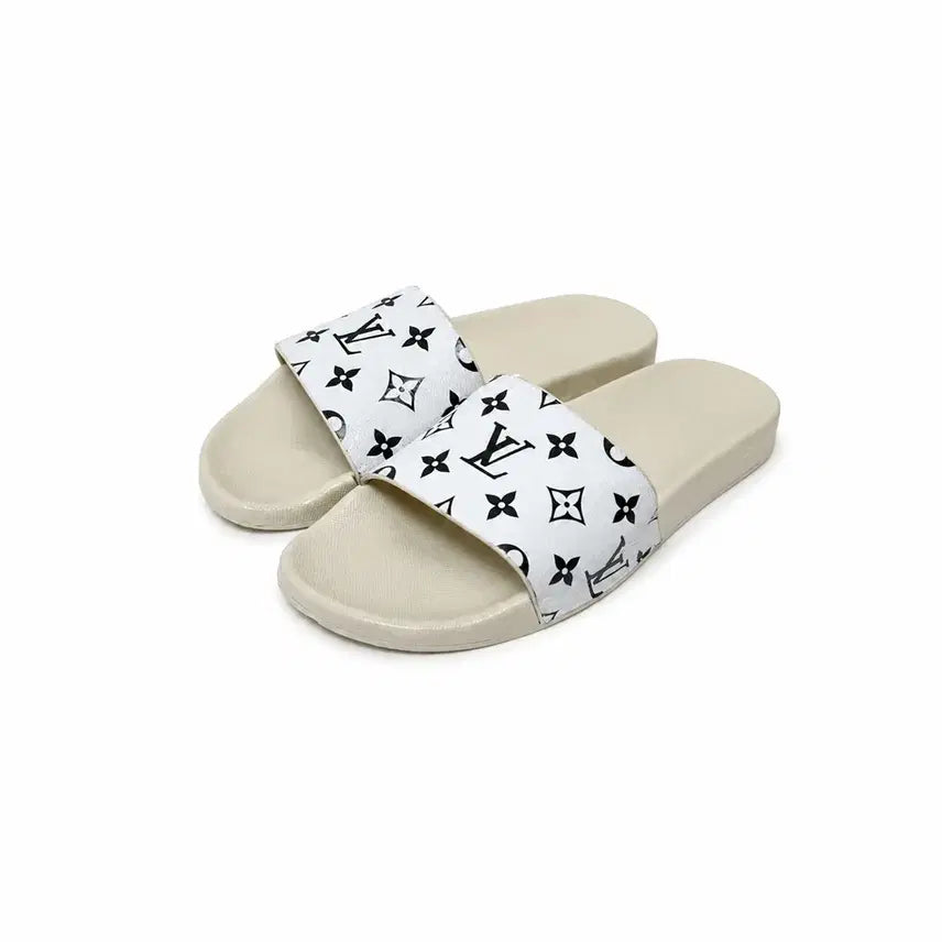 [BUNJANG] Louis Vuitton Monogram Waterfront Mule Slippers / { 7 } 루이비통 모노그램 워터프론트 뮬 슬리퍼