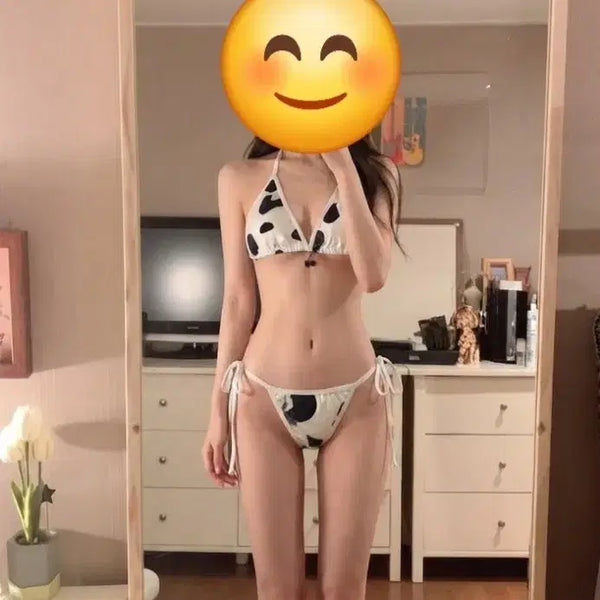 [BUNJANG] Cow Print Bikini / 젖소 무늬 비키니