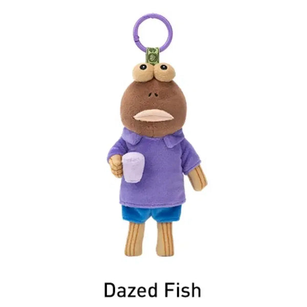 [BUNJANG] Pop Mart SpongeBob SquarePants Bikini Bottom Quirky Friends Doll Keychain / 정품 새상품)팝마트 스폰지밥 비키니 시티 엉뚱한 친구들 인형키링