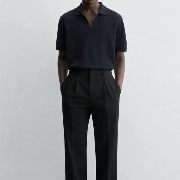 [BUNJANG] Zara Viscose Nylon Short Sleeve Polo Shirt XL / 자라 비스코스 나일론 반팔 카라티 xl