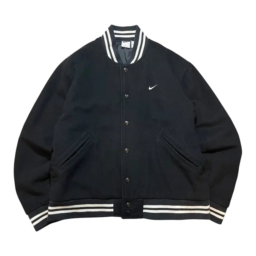 [BUNJANG] Nike Swoosh Wool Varsity Jacket L / 나이키 스우시 울 스타디움 자켓