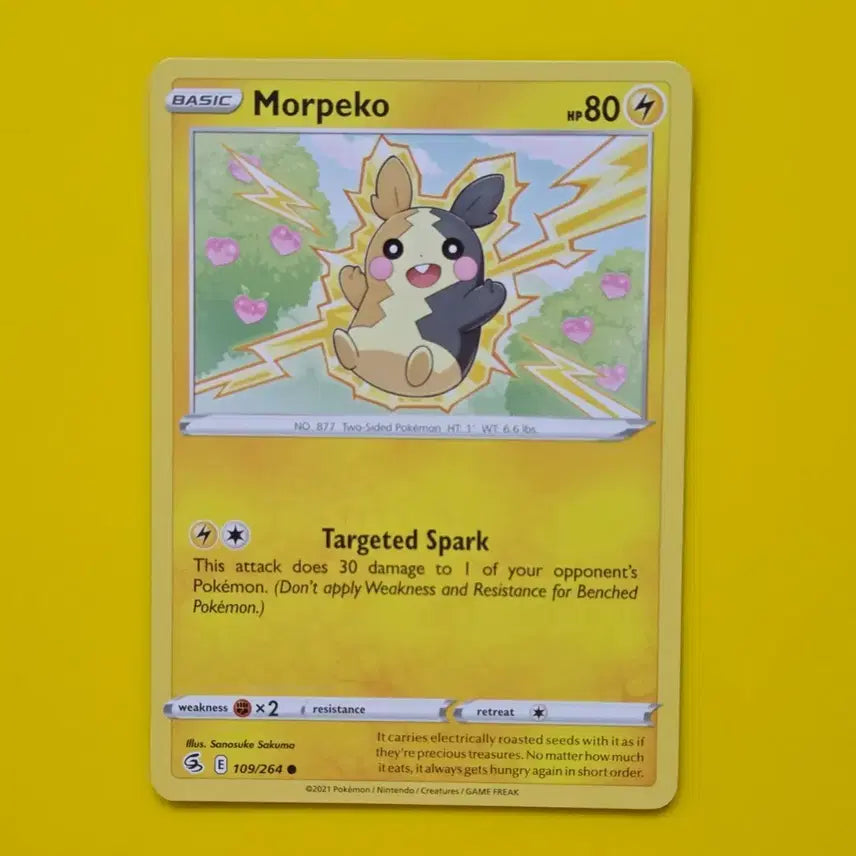 [BUNJANG] Pokemon TCG 2021 Morpeko North American Edition / 포켓몬카드 2021 모르페코 북미판