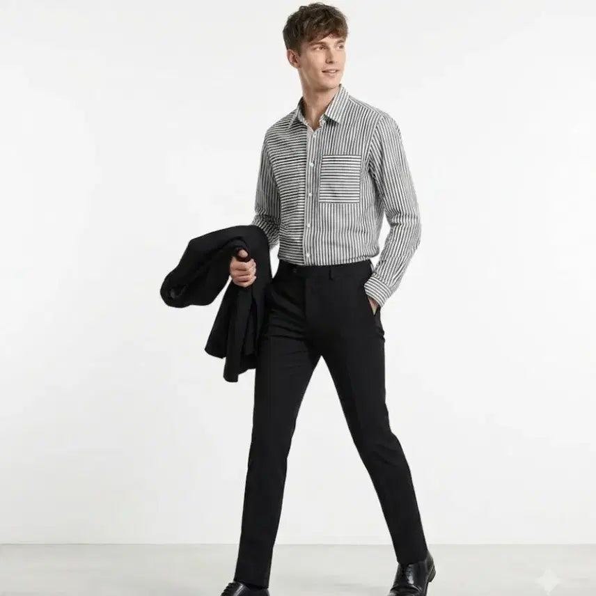 [BUNJANG] System Striped Shirt / 시스템 셔츠  105
