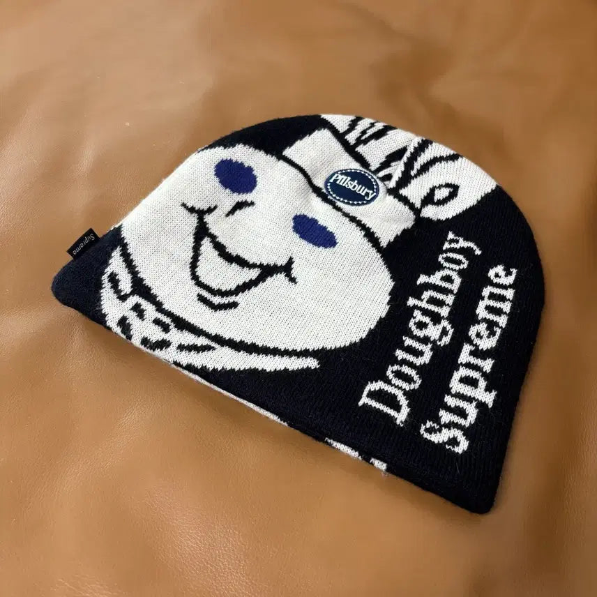[BUNJANG] Supreme Doughboy Beanie Hat Black 22FW / 슈프림 도우보이 비니 모자 블랙 22FW