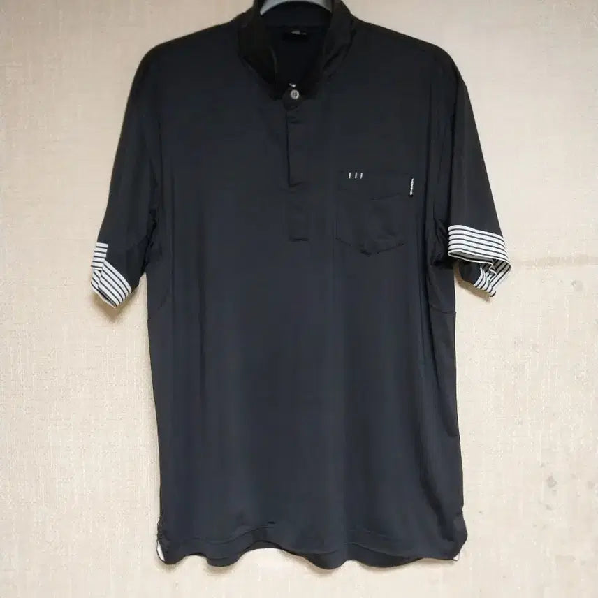 [BUNJANG] Beanpole Golf Black Short Sleeve Polo T-shirt (Size 105) / 빈폴골프/105) 블랙 반팔카라티