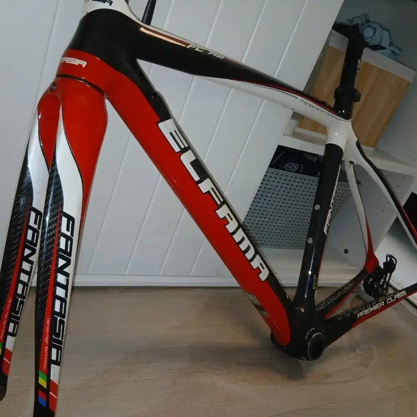 [BUNJANG] Custom "Fixed Gear" Road Bike Frame (M size) with Shimano Drivetrain / 픽시 호환가능 로드 앨파마 프래임+시마노구동계 판/대