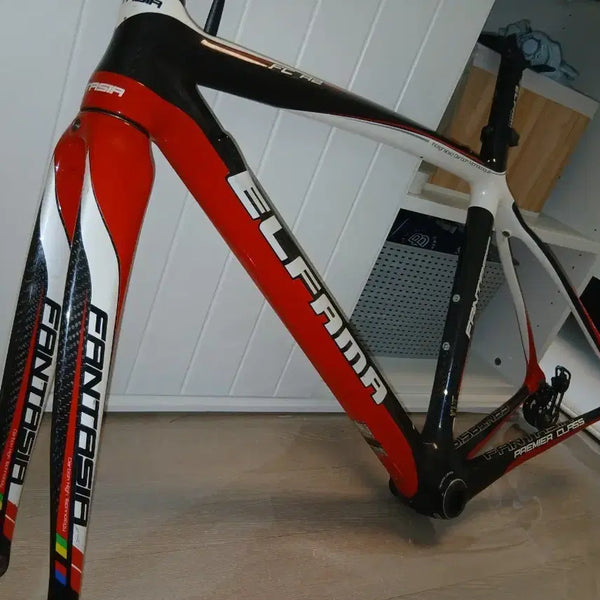 [BUNJANG] Custom "Fixed Gear" Road Bike Frame (M size) with Shimano Drivetrain / 픽시 호환가능 로드 앨파마 프래임+시마노구동계 판/대