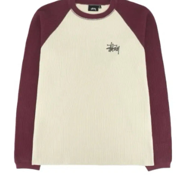 [BUNJANG] Stussy Basic Thermal Two-Tone Long Sleeve / 스투시 베이직 써멀 투톤 롱슬리브