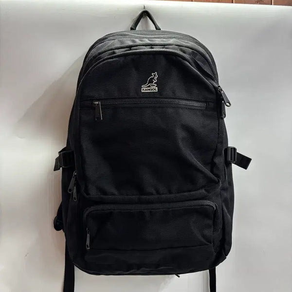 [BUNJANG] Kangol Black Backpack 3.0 / [가로 35 / 세로 50 / 폭 20] 캉골 블랙 백팩 3.0