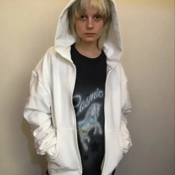 [BUNJANG] ERTR Needle Collaboration Hooded Zip-Up Hoodie (M) / ertr니들 콜라보 후드집업 m